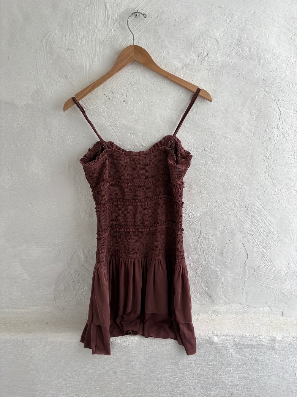 Urban outfitters Heide Smocked Drop Waist Mini Dress - Picture 4 of 13